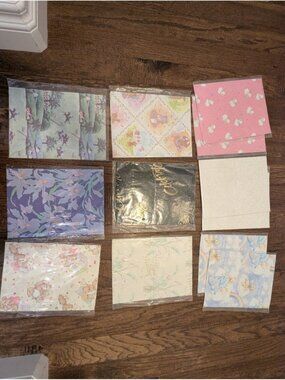 Assorted Decorative Stationery Pack - Pastel Floral & Character Prints